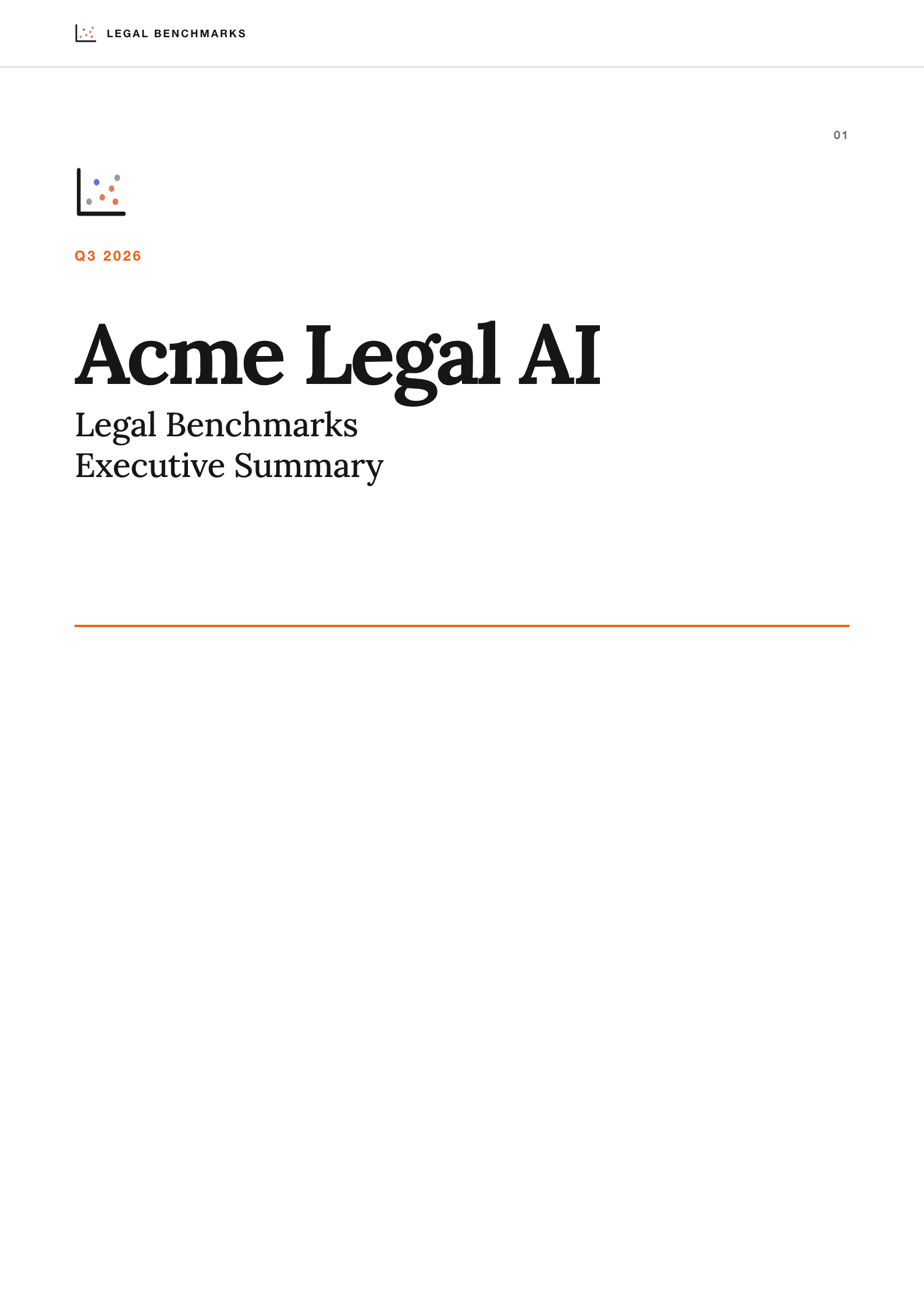 Executive Summary report cover