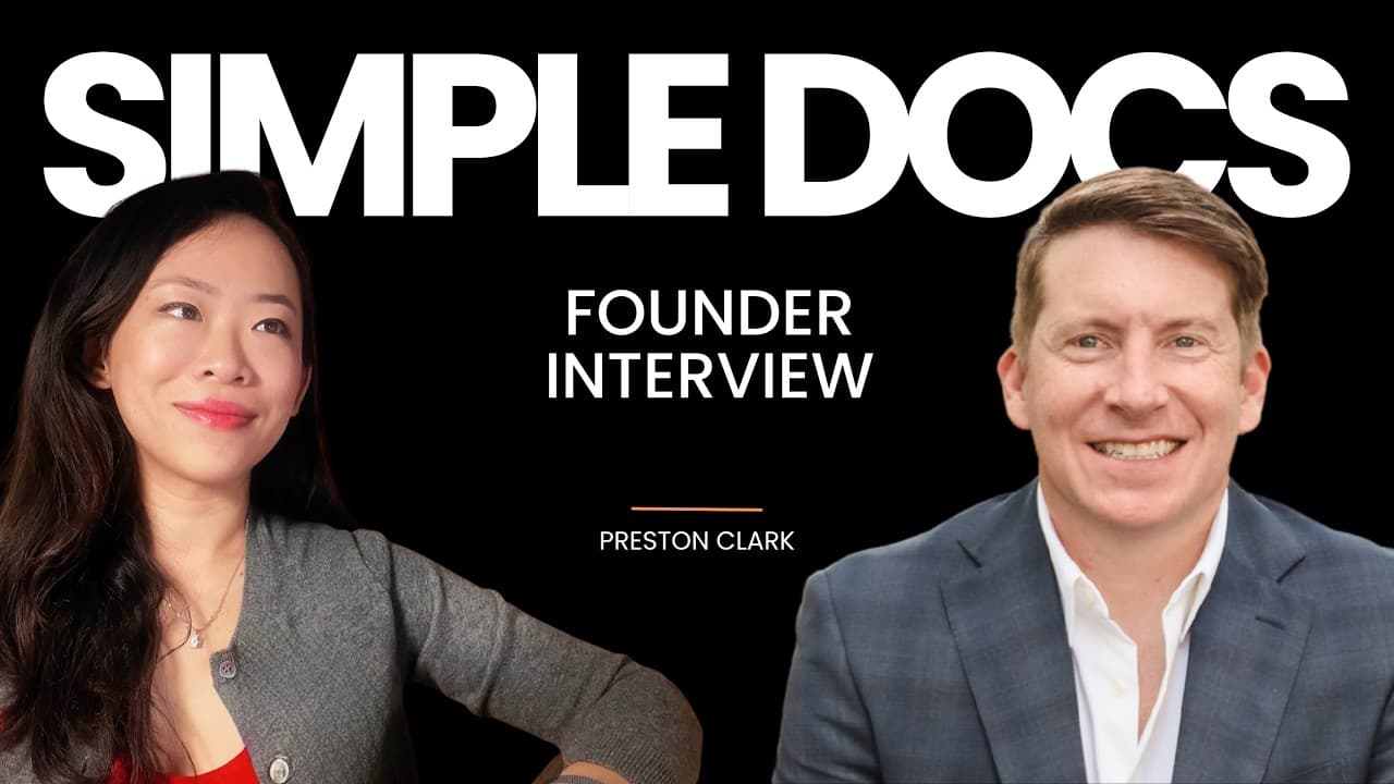 From Law Insider to SimpleDocs: Preston Clark on Building Legal AI Without VC Money